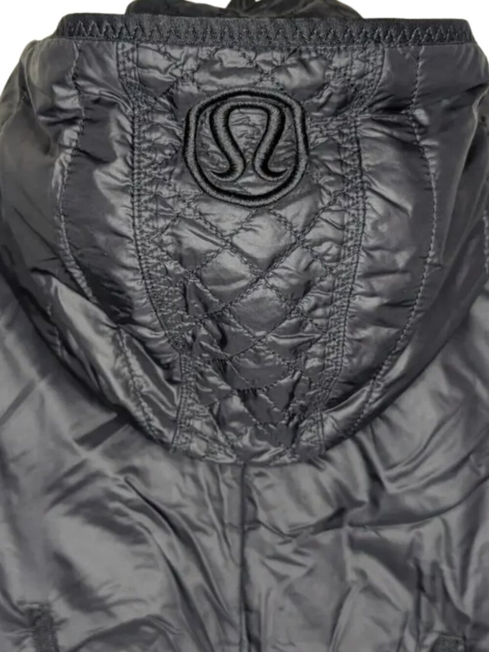 Lululemon Glacier Puffer Vest With Detachable Hood Black Size 8 - Picture 5 of 8